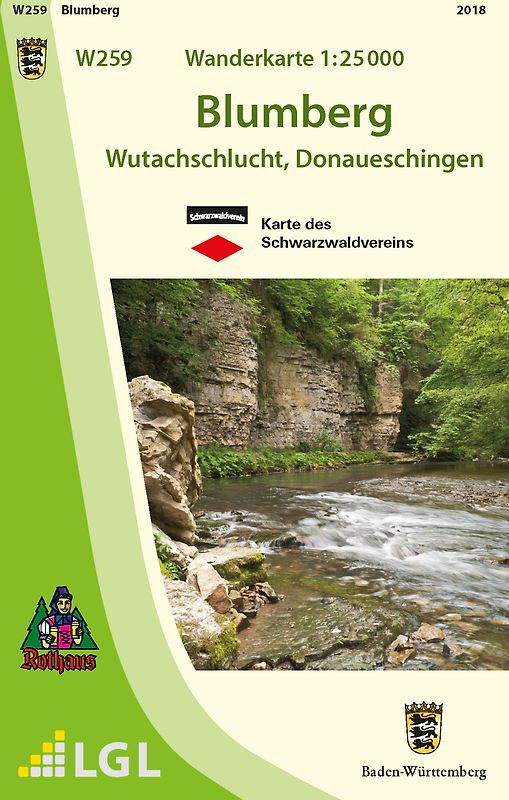 W259 Wanderkarte 1:25 000 Blumberg