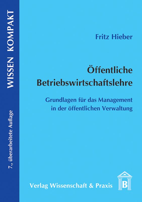 Öffentliche Betriebswirtschaftslehre.