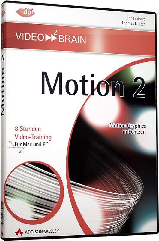 Motion 2. 6 Stunden Video-Training auf DVD