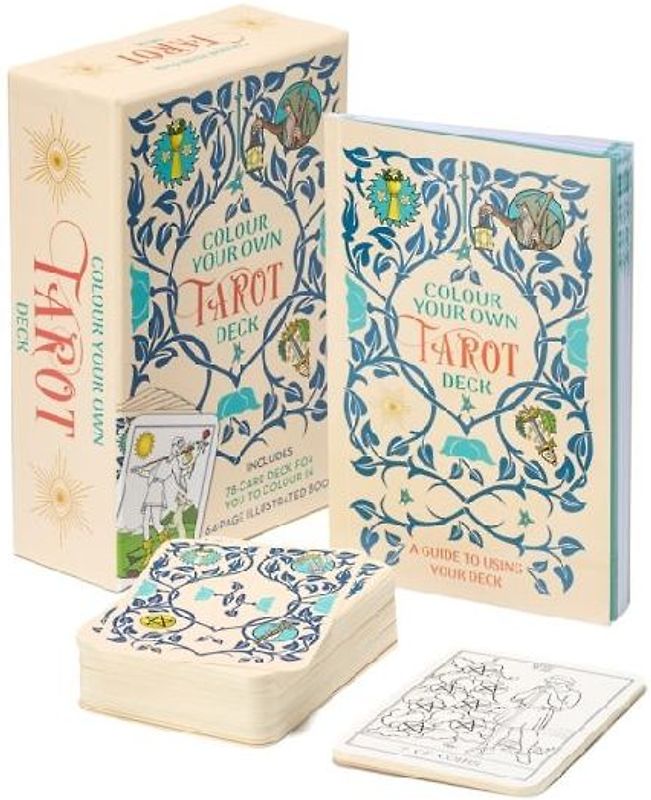 Colour Your Own Tarot Book & Card Deck