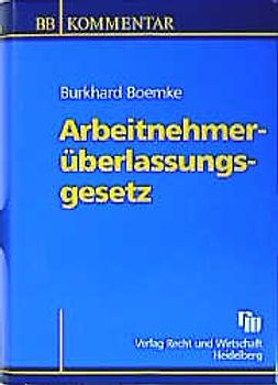 ArbeitnehmerüberlassungsgeSetz. Kommentar