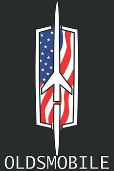 Classic Car Show Vintage Oldsmobile Rocket Logo: Lined For Memo Diary Journal, Memo Diary Subject Notebooks Planner for Travelers, Students, Office - 6" x 9", 110 Pages