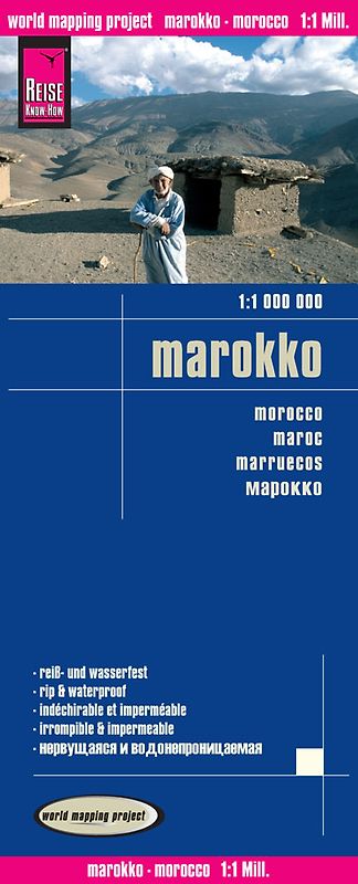 Reise Know-How Landkarte Marokko (1:1.000.000)