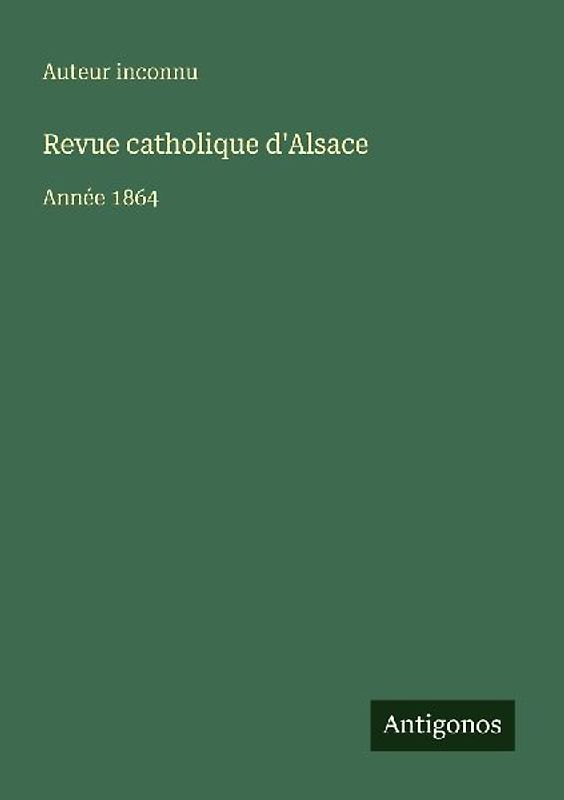 Revue catholique d'Alsace