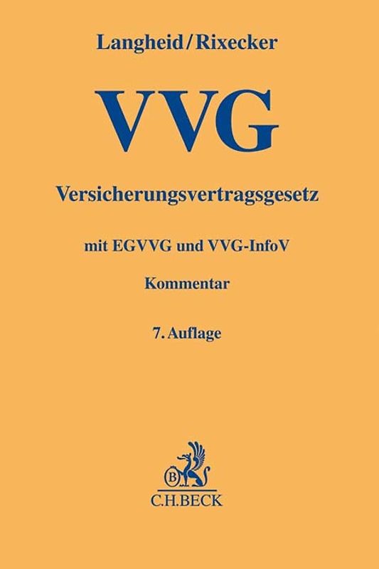 Versicherungsvertragsgesetz. VVG