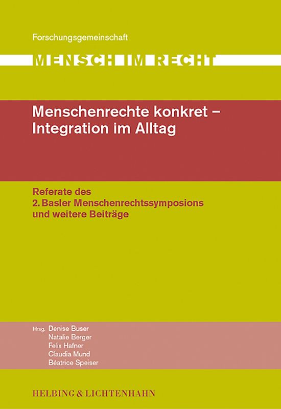 Menschenrechte konkret – Integration im Alltag
