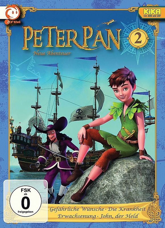 Peter Pan - Vol. 2: Gefährliche Wünsche/Die Krankheit/Erwachsenung/John, der Held DVD