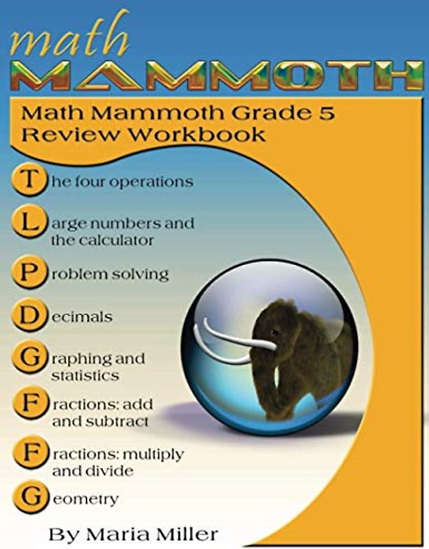 Math Mammoth Grade 5 Review Workbook