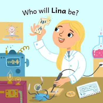 Who will Lina be? (Who will baby be? (girl, blond hair) A-Q)