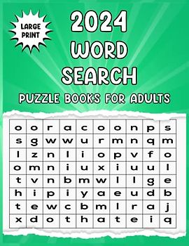 2024 Word Search Puzzle Books for Adults, Large Print: Word Search Book for Adults Large Print with a Huge Supply of Puzzles