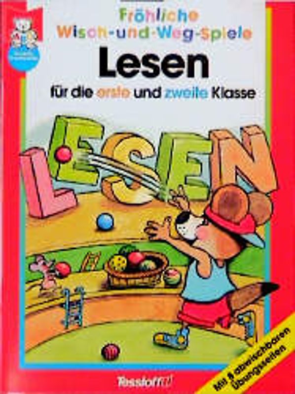 Fröhliche Wisch- und Weg-Spiele: Lesen. Für die erste und zweite Klasse