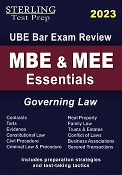 MBE & MEE Essentials: Governing Law for UBE Bar Exam Review