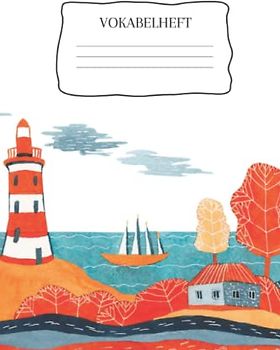 Vokabelheft: Vokabelheft Meer, 60 Seiten mit je 2 Spalten, A5