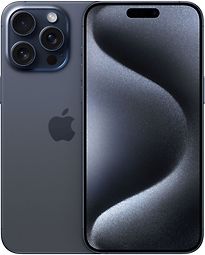 Image of Apple iPhone 15 Pro Max 256GB blauw titanium (Refurbished)