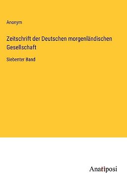Zeitschrift der Deutschen morgenländischen Gesellschaft