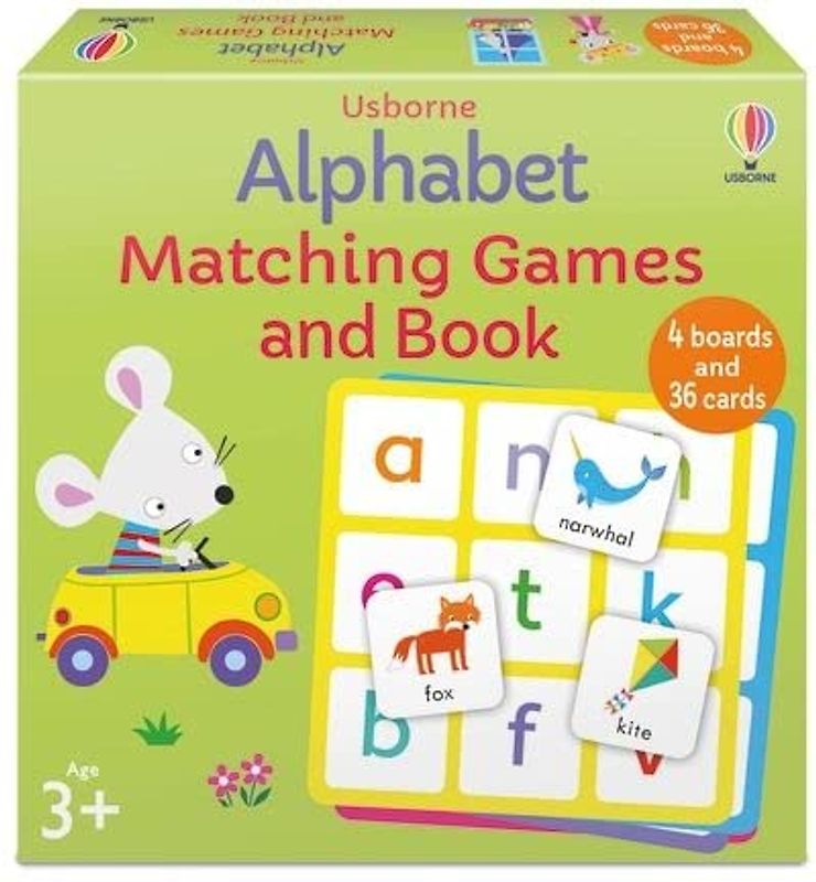 Usborne Alphabet Matching Games and Book