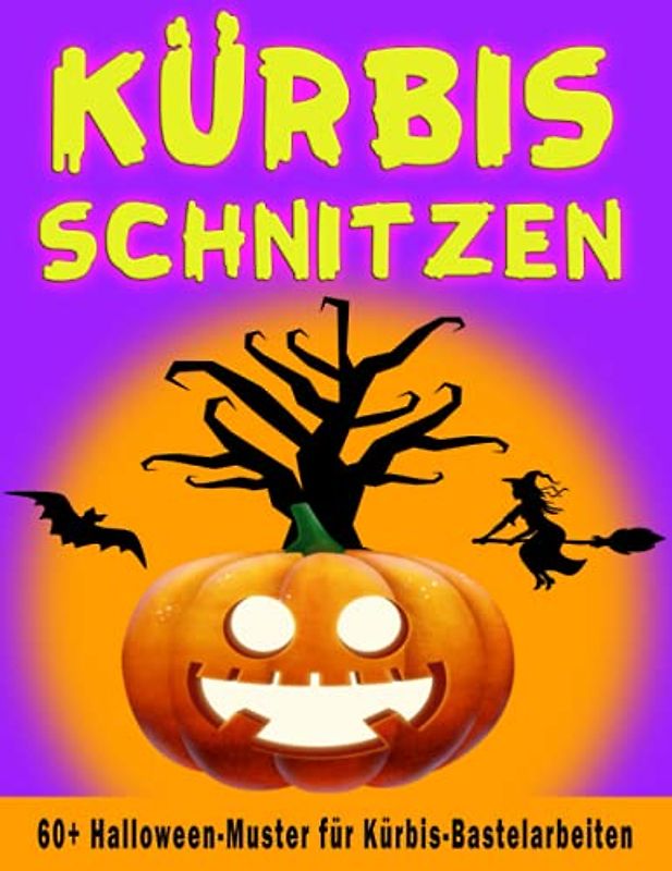 Kürbis Schnitzen: 60+ Halloween-Muster für Kürbis-Bastelarbeiten | Schablonen für Erwachsene & Kinder