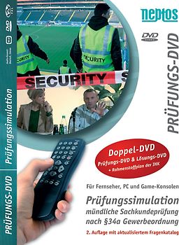 Prüfungssimulation - mündliche Sachkundeprüfung nach §34a Gewerbeordnung DVD