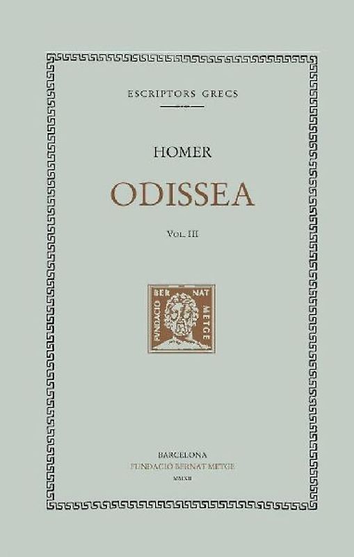 Odissea, vol. III (cants XIII-XVIII)