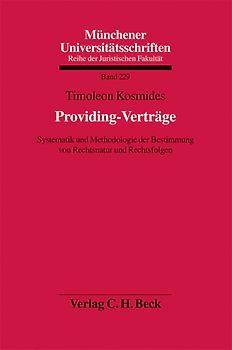 Münchener Universitätsschriften / Providing-Verträge