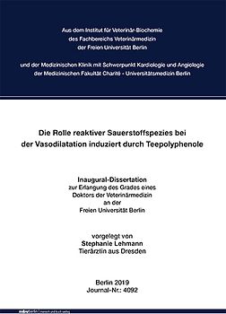 Die Rolle reaktiver Sauerstoffspezies bei der Vasodilatation induziert durch Teepolyphenole