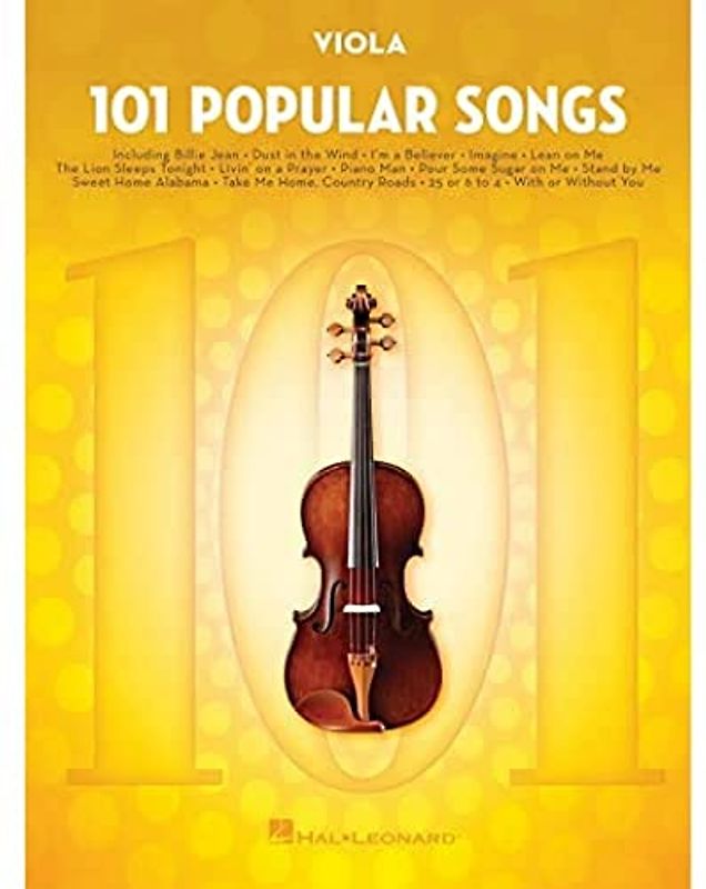 101 Popular Songs for Viola