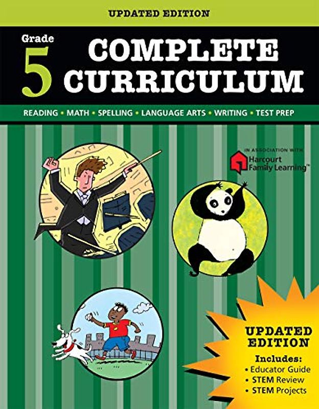 Complete Curriculum, Grade 5 (Flash Kids Harcourt Family Learning)