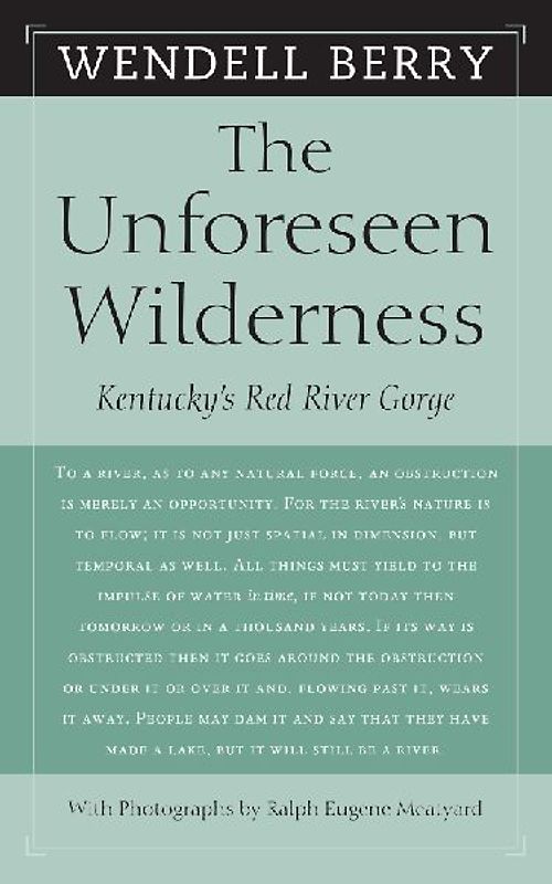 The Unforeseen Wilderness