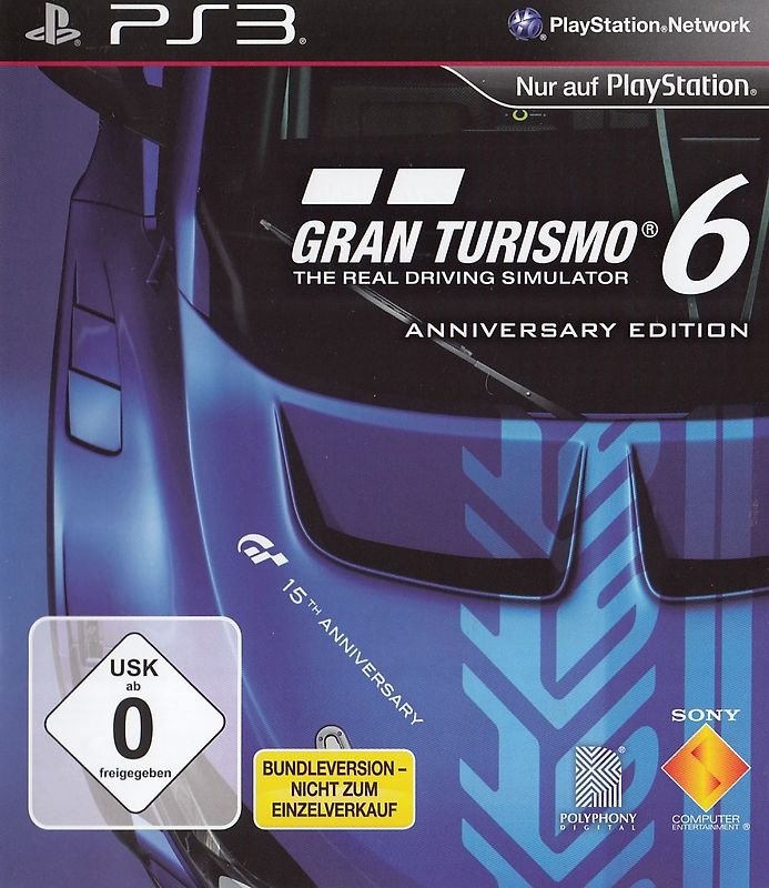 Gran Turismo 6 [Anniversary Edition, Bundle Copy] PlayStation 3
