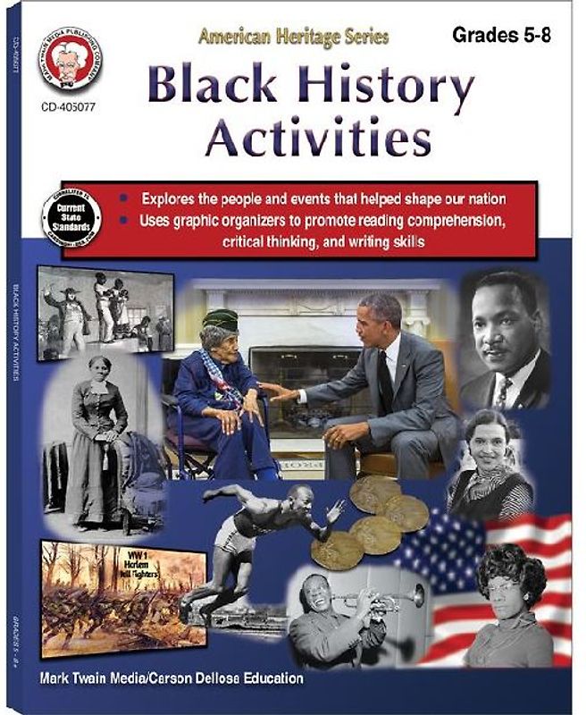 Black History Activities Workbook, Grades 5 - 8