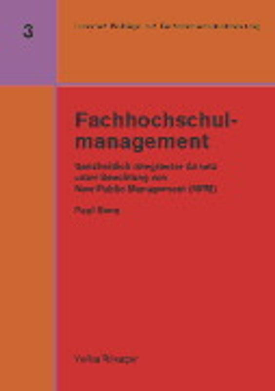 Fachhochschulmanagement