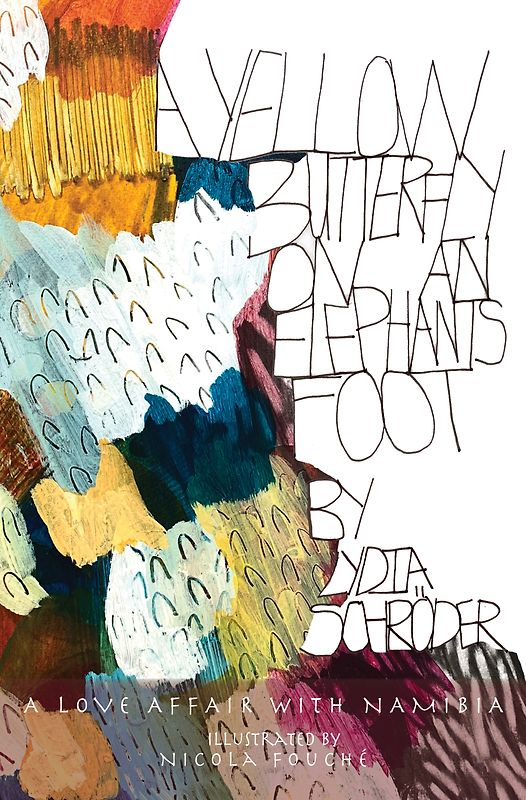 A Yellow Butterfly on an Elephant's Foot