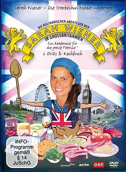 Die kulinarischen Abenteuer der Sarah Wiener in Großbritannien (2 Discs + Buch) DVD