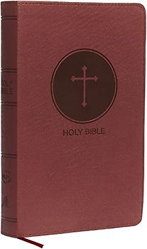 NKJV, Deluxe Gift Bible, Imitation Leather, Burgundy, Red Letter Edition
