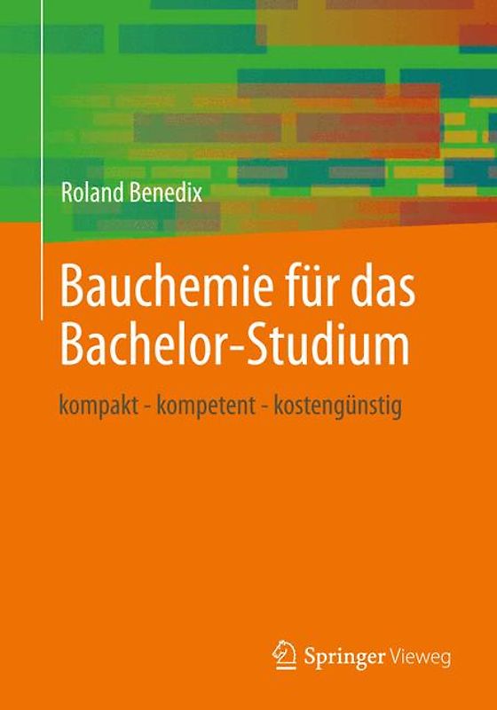 Bauchemie für das Bachelor-Studium