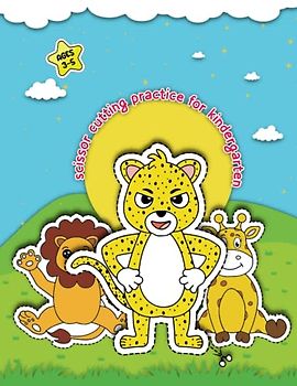 scissor cutting practice for kindergarten: practice cutting with scissors for preschool|cut and paste books for preschoolers