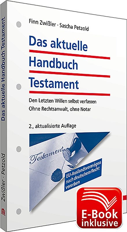 Das aktuelle Handbuch Testament inkl. E-Book
