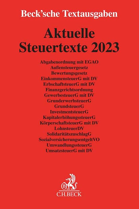 Aktuelle Steuertexte 2023