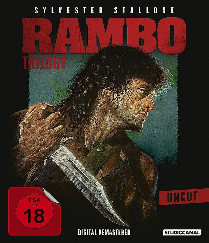 Rambo Trilogy [Uncut, Digital Remastered, 3 Discs] Blu-ray Disc