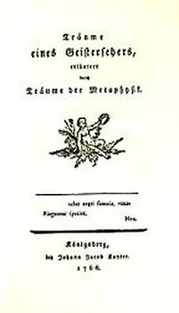 Träume eines Geistersehers, erläutert durch Träume der Metaphysik