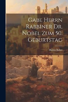 Gabe Herrn Rabbiner Dr. Nobel Zum 50. Geburtstag