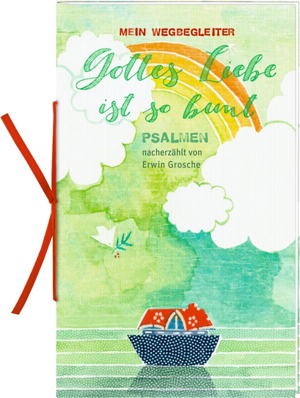 Geschenkbuch mit Kuvert - Mein Wegbegleiter - Gottes Liebe ist so bunt