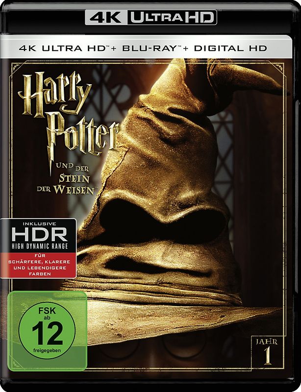 Harry Potter und der Stein der Weisen [inkl. Blu-ray] 4K Ultra HD Blu-ray