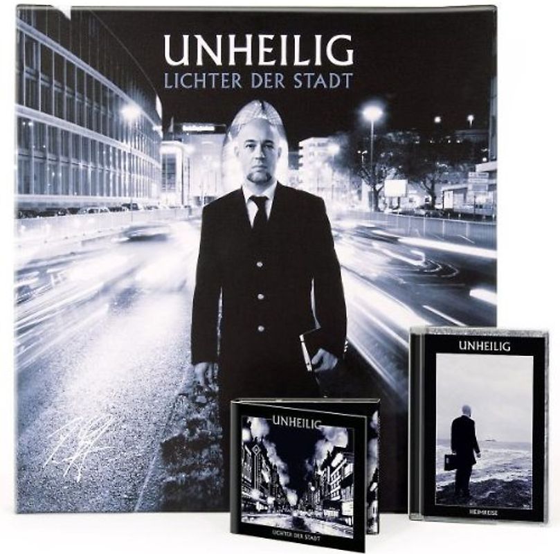 Unheilig - Lichter der Stadt (Limited Super Deluxe Edition inkl. Der Graf Leinwanddruck mit 2CD Deluxe + 2DVD "Heimreise")