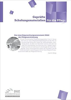 Das neue Begutachtungsassessment (NBA) der Pflegeversicherung