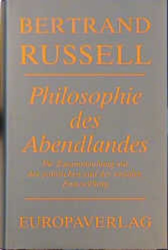 Philosophie des Abendlandes