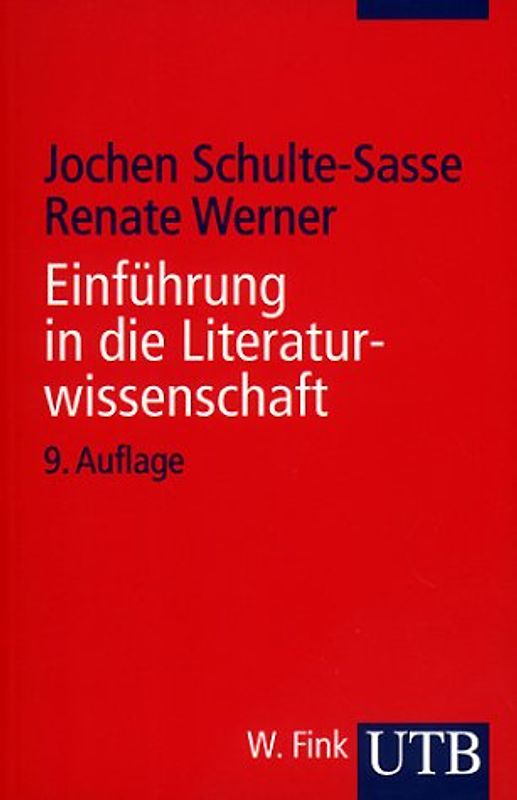 Einführung in die Literaturwissenschaft