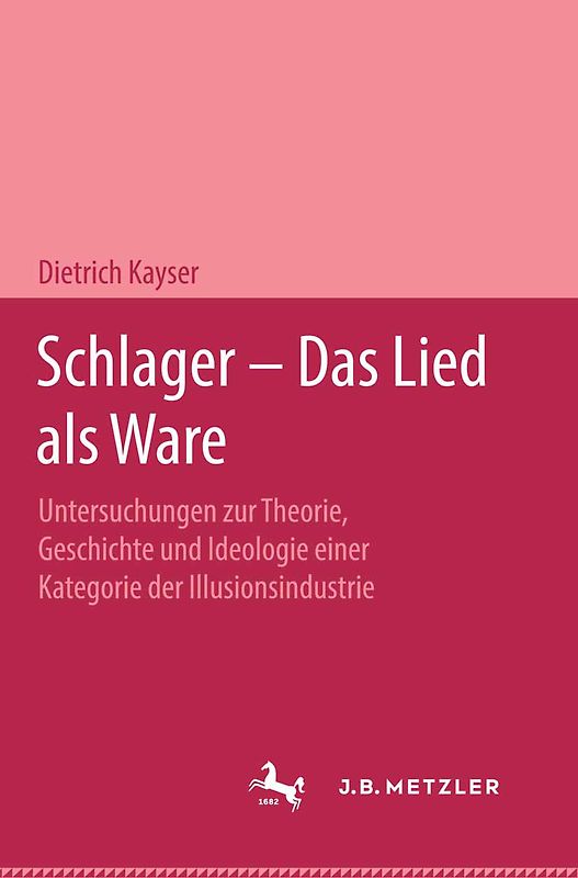 Schlager - Das Lied als Ware