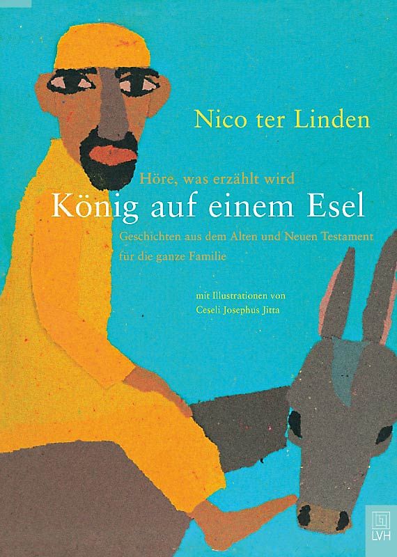 König auf einem Esel