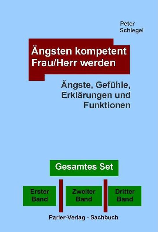 Ängsten kompetent Frau/Herr werden, Gesamtset, Band 1-3